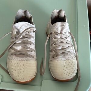 Under Armour Cream Athletic Shoes